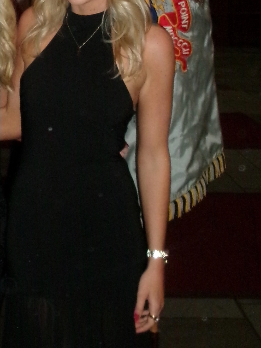 YAZMIN HALTER MAXI DRESS - BLACK - Picture 4 of 4